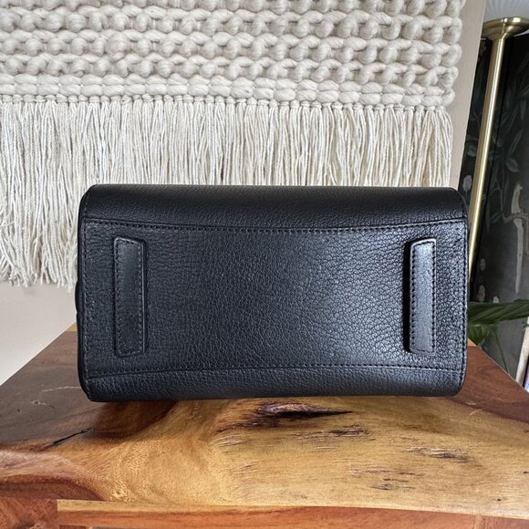 Givenchy Antigona Mini Top Handle Bag In Black Grained Leather Silver Hardware - Picture 8 of 17